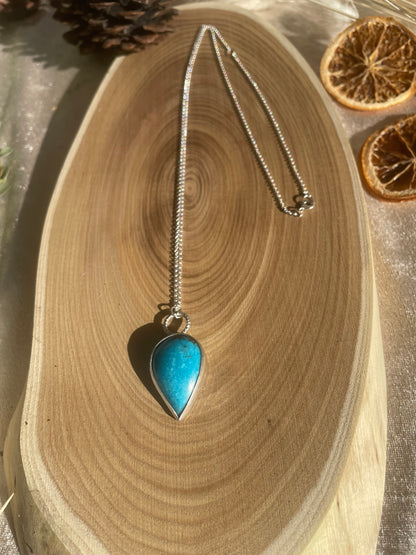 Turquoise Necklace (Teardrop 1)