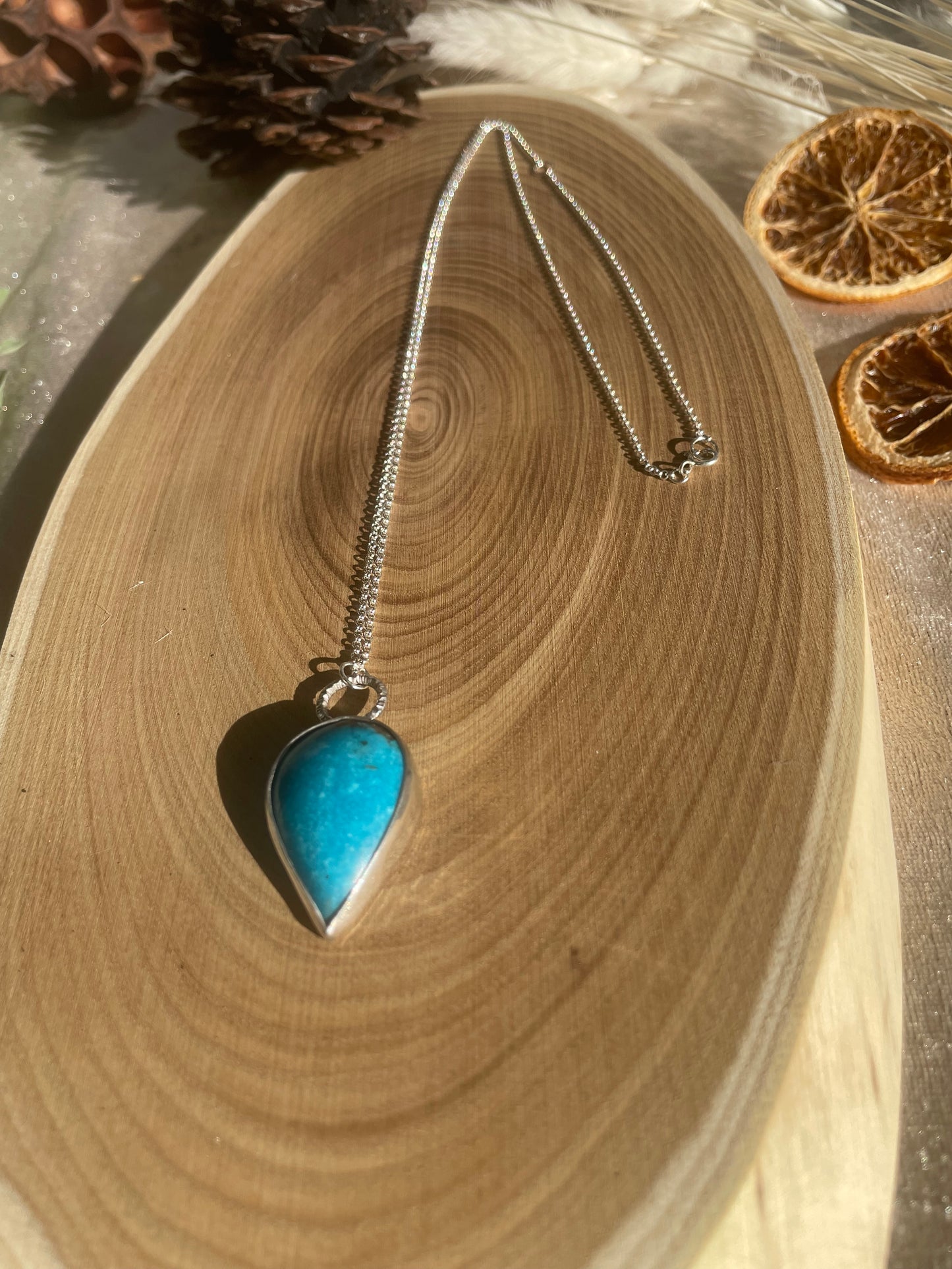 Turquoise Necklace (Teardrop 1)