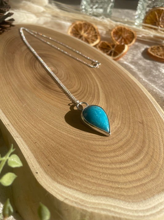 Turquoise Necklace (Teardrop 1)