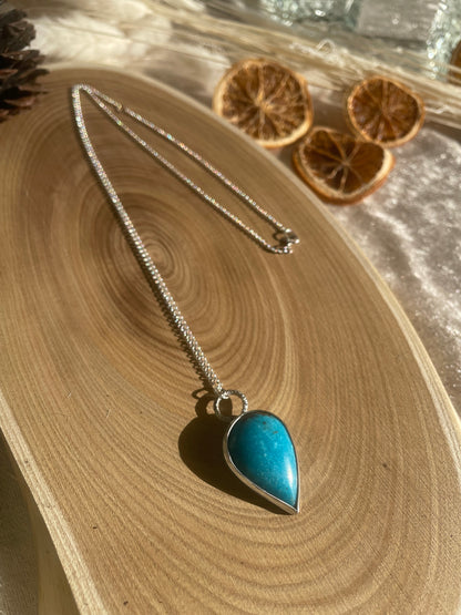 Turquoise Necklace (Teardrop 1)