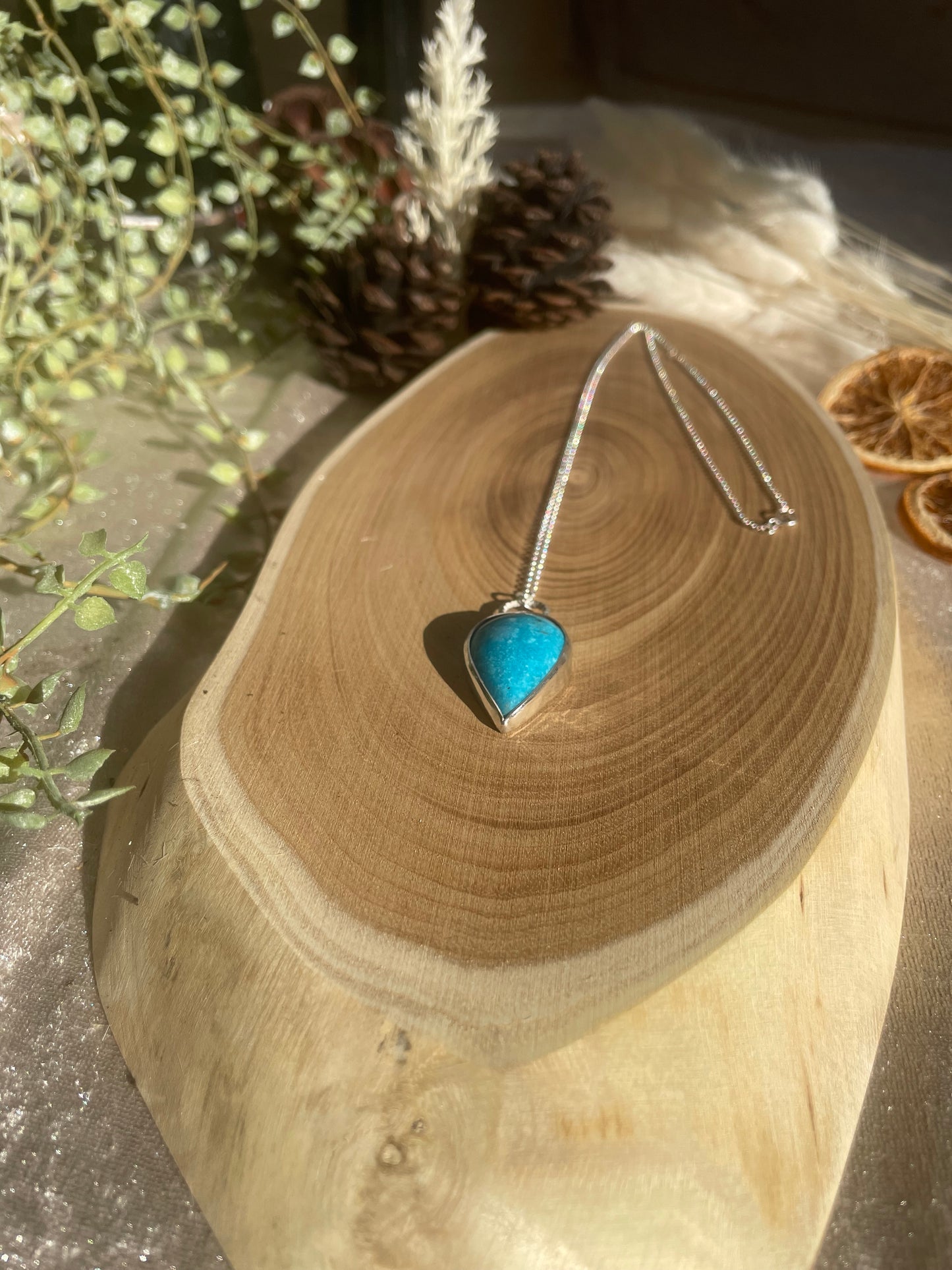 Turquoise Necklace (Teardrop 1)