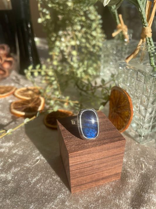 Blue Labradorite Ring